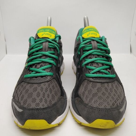 Asics Gel Neo 33 Running Sneakers Shoes Women's Size 7 Green, Yellow, Grey - Picture 3 of 8